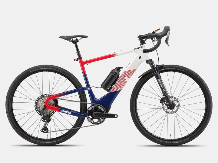 Ranger GRX Electric Gravel Bike - AMZcycleFlag Red